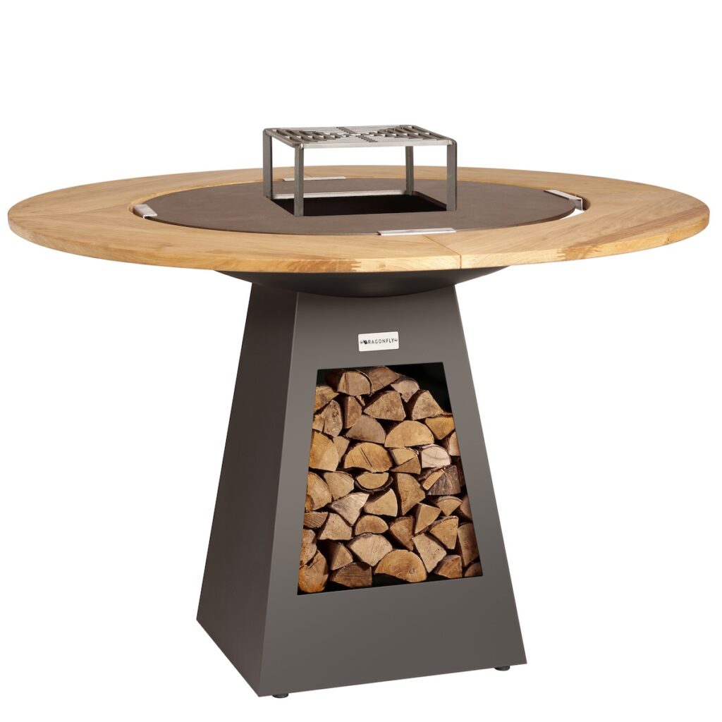 Solid Oak Ring, Cooking Grill