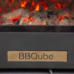 BBQube Outdoor Wood Burning Grill & Heater - 2-Wheel Base